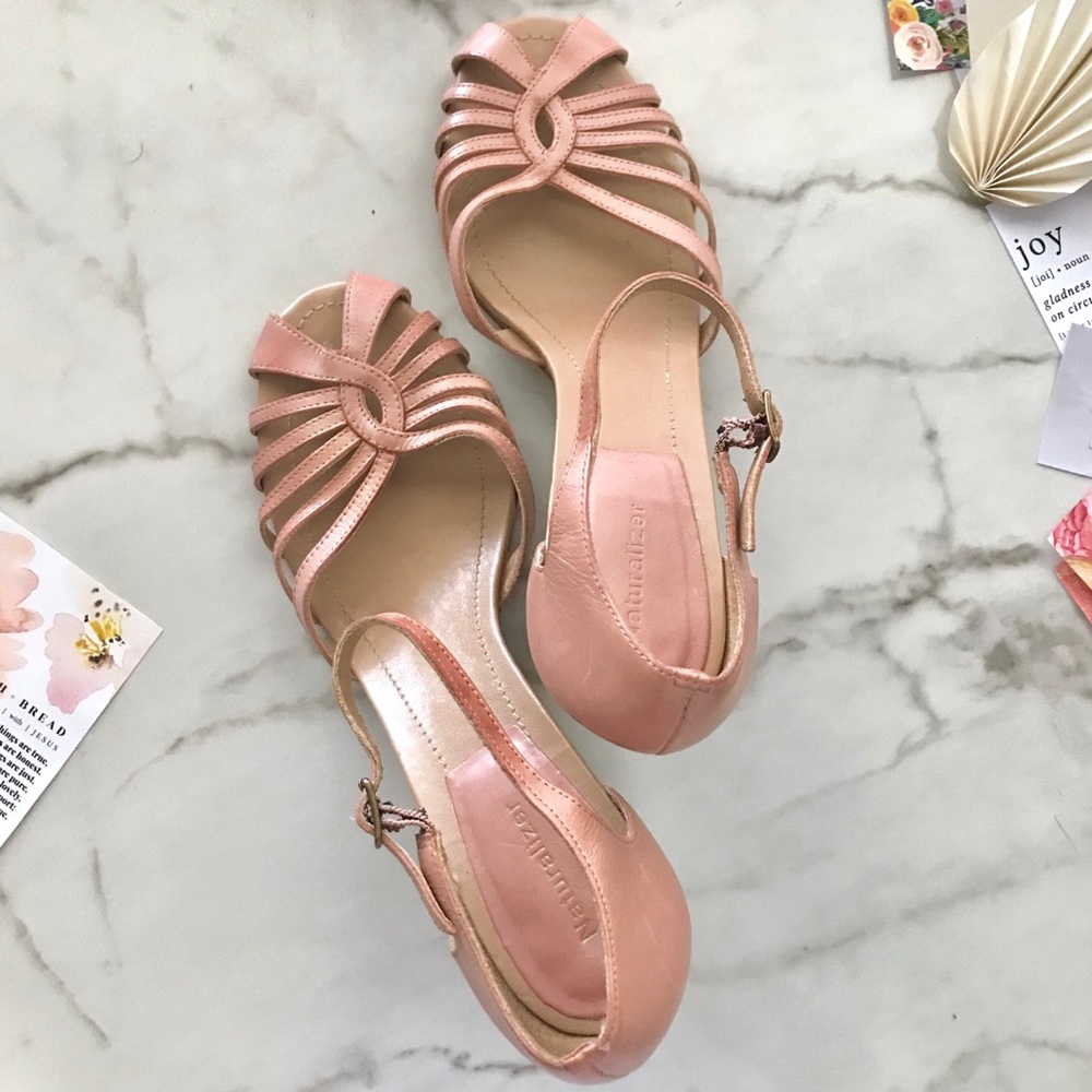 Naturalizer Blush-Pink Sandals, 10M